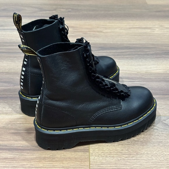 Dr. Martens X Lazy Oaf Jungle Boots in Black Size 9 - Picture 6 of 14